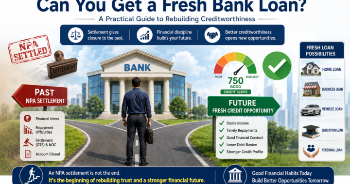 Life After NPA Settlement: Can You Get a Fresh Bank Loan? A Practical Guide to Rebuilding Creditworthiness