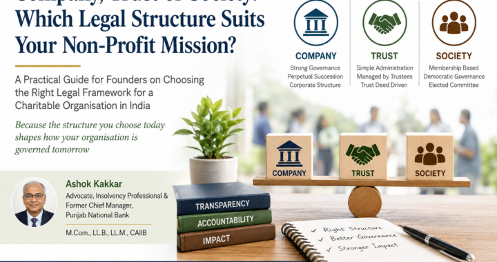Starting an NGO in India? Choose the Right Legal Structure