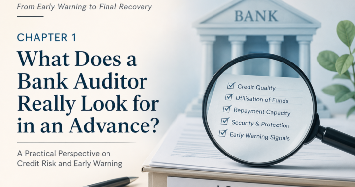 NPA Management in Banking From Early Warning to Final Recovery Series. Chapter 1-What Does a Bank Auditor Really Look for in an Advance?