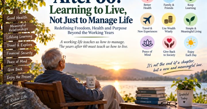 After 60: Learning to Live, Not Just to Manage Life
