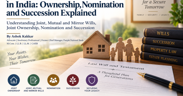 Joint, Mutual and Mirror Wills in India: Ownership, Nomination and Succession Explained