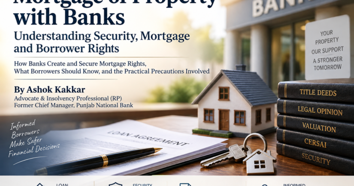 Mortgage of Property with Banks: Understanding Security, Mortgage and Borrower Rights