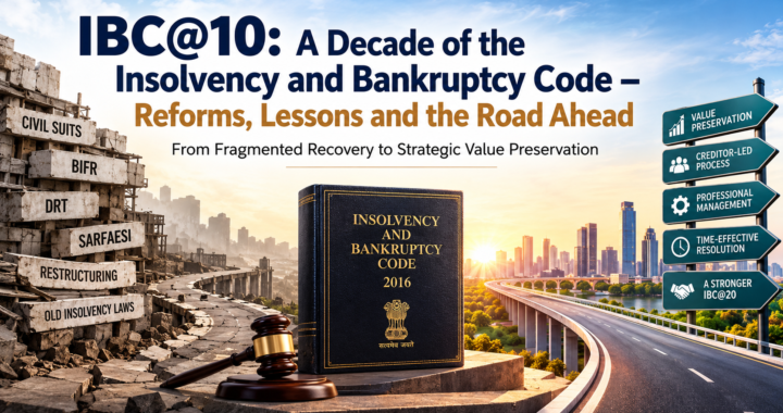 IBC@10: A Decade of the Insolvency and Bankruptcy Code – Reforms, Lessons and the Road Ahead